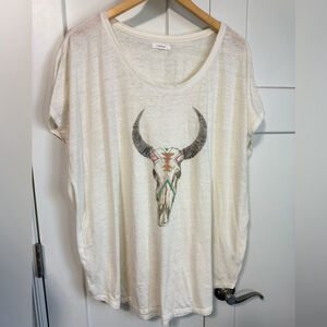 Maurices bull tee shirt size 2x